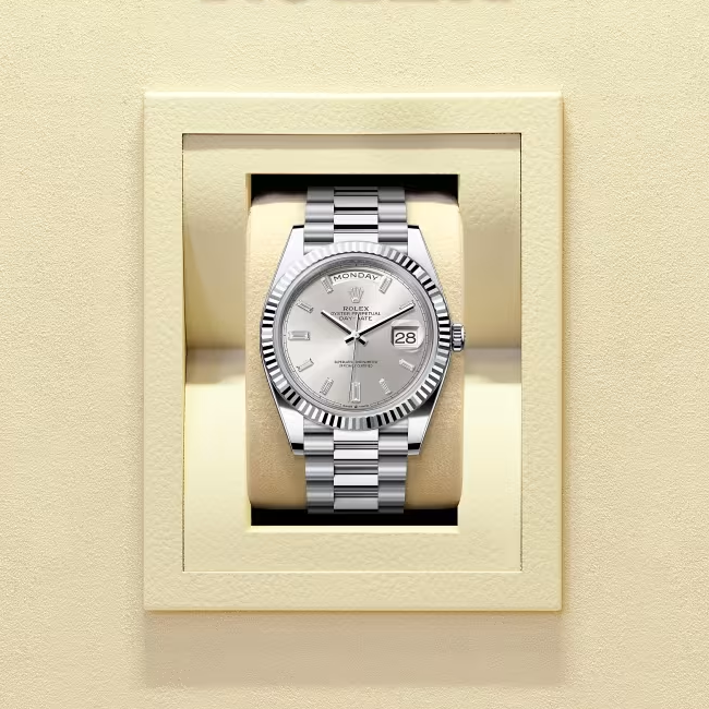 Day-Date 40 | Oyster, 40 mm, platinum  Reference 228236-0002