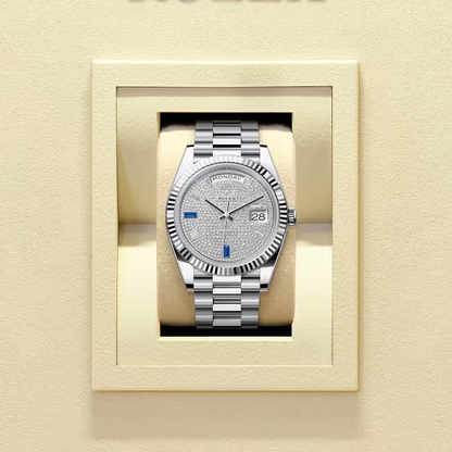 デイデイト 40 | オイスター、40 mm、プラチナ  リファレンス 228236-0009