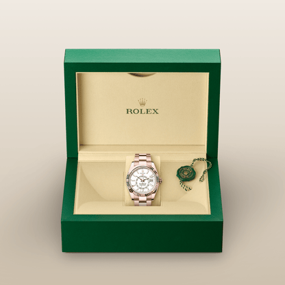 ロレックス スカイドゥエラー  オイスター、42 mm、エバーローズゴールド  リファレンス m336935-0003