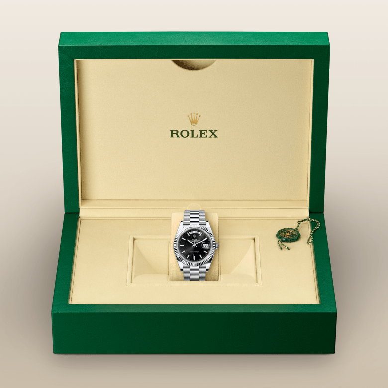 デイデイト 40 | オイスター、40 mm、プラチナ  リファレンス 228236-0003