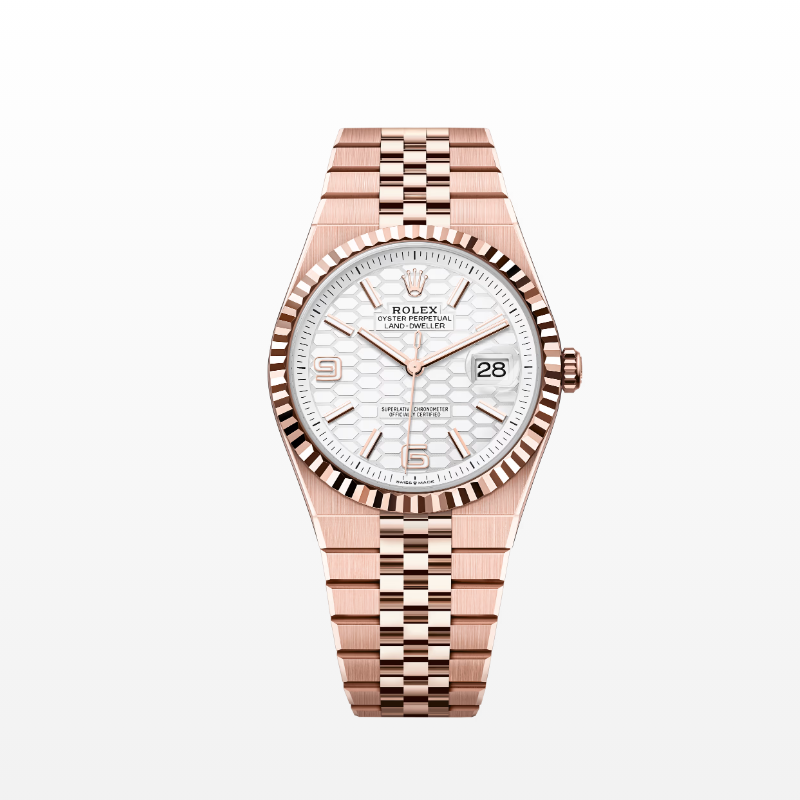 ロレックス ランドドゥエラー 40  オイスター、40 mm、エバーローズゴールド  リファレンス m127335-0001