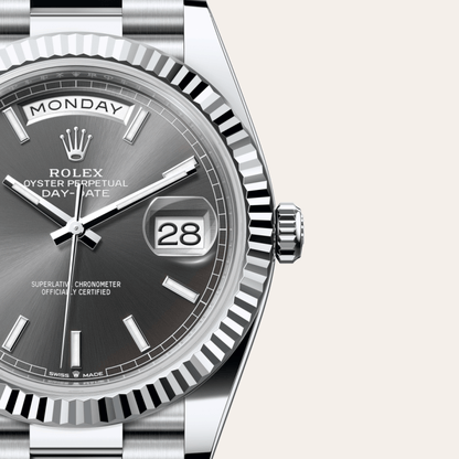 デイデイト 40 | オイスター、40 mm、プラチナ  リファレンス 228236-0013