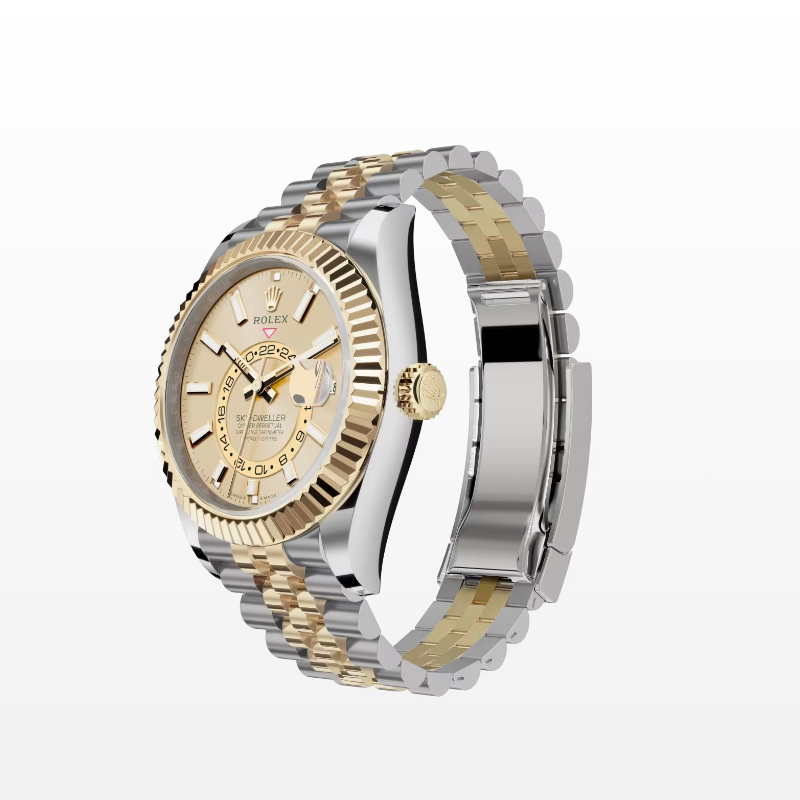 ロレックス スカイドゥエラー  オイスター、42 mm、オイスタースチール＆イエローゴールド  リファレンス m336933-0002