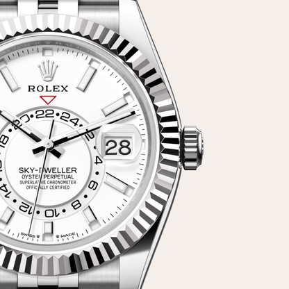 ロレックス スカイドゥエラー  オイスター、42 mm、オイスタースチール＆ホワイトゴールド  リファレンス m336934-0004