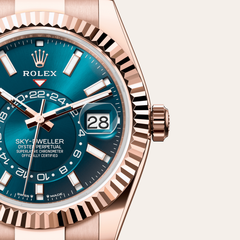 ロレックス スカイドゥエラー  オイスター、42 mm、エバーローズゴールド  リファレンス m336935-0001