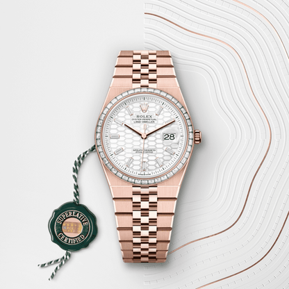ロレックス ランドドゥエラー 36  オイスター、36 mm、エバーローズゴールド、ダイヤモンド  リファレンス m127285tbr-0002