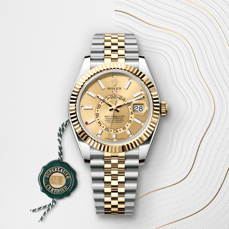 ロレックス スカイドゥエラー  オイスター、42 mm、オイスタースチール＆イエローゴールド  リファレンス m336933-0002