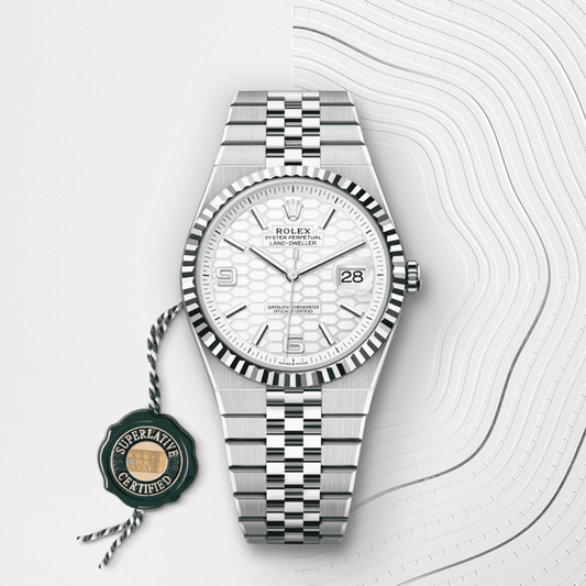 ロレックスランドドゥエラー 40  オイスター 40 mm オイスタースチール＆ホワイトゴールド  リファレンス m127334-0001